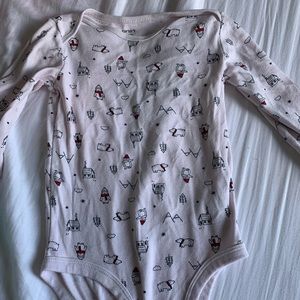 Bundle of 5 shirts (romper kind). All from carters